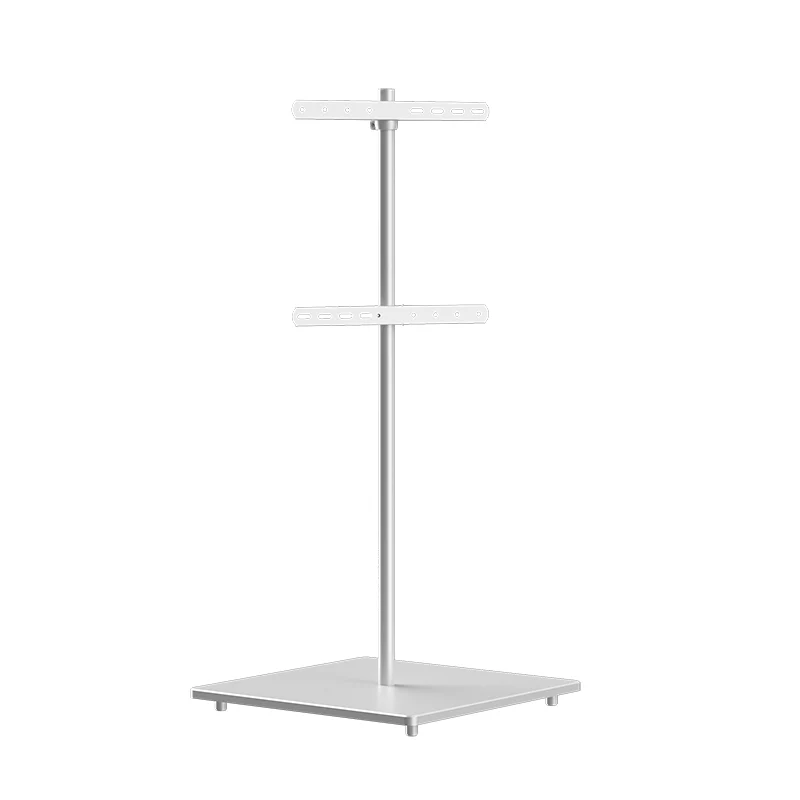 XTRARM Atria Square Blanc – Support TV sur pied pivotant 32"-65"