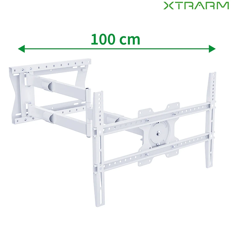 XTRARM Crius support TV mural orientable et inclinable 42"-85" blanc